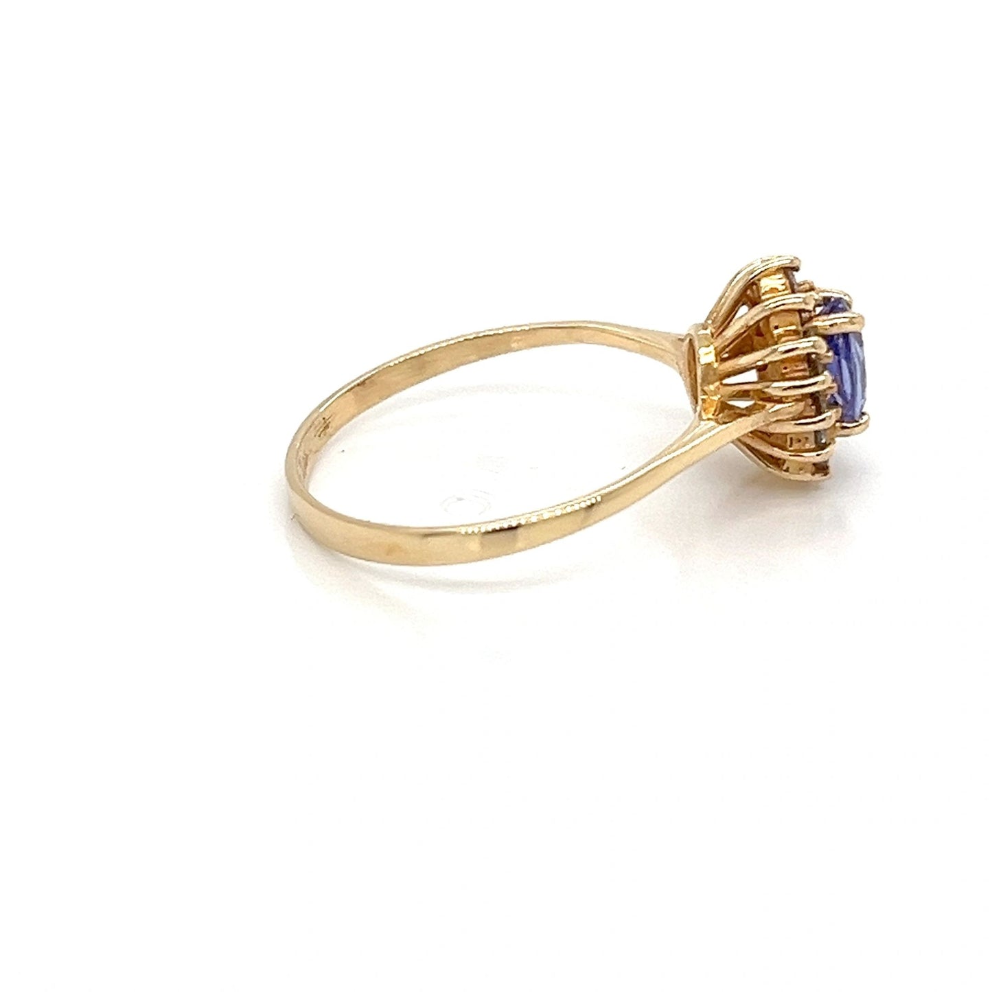 Tanzanite & Diamond 14K Yellow Gold Ring