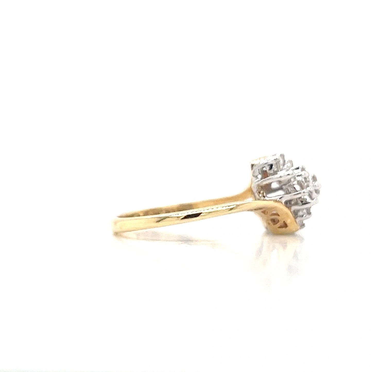 14K Yellow Gold Diamond Ring