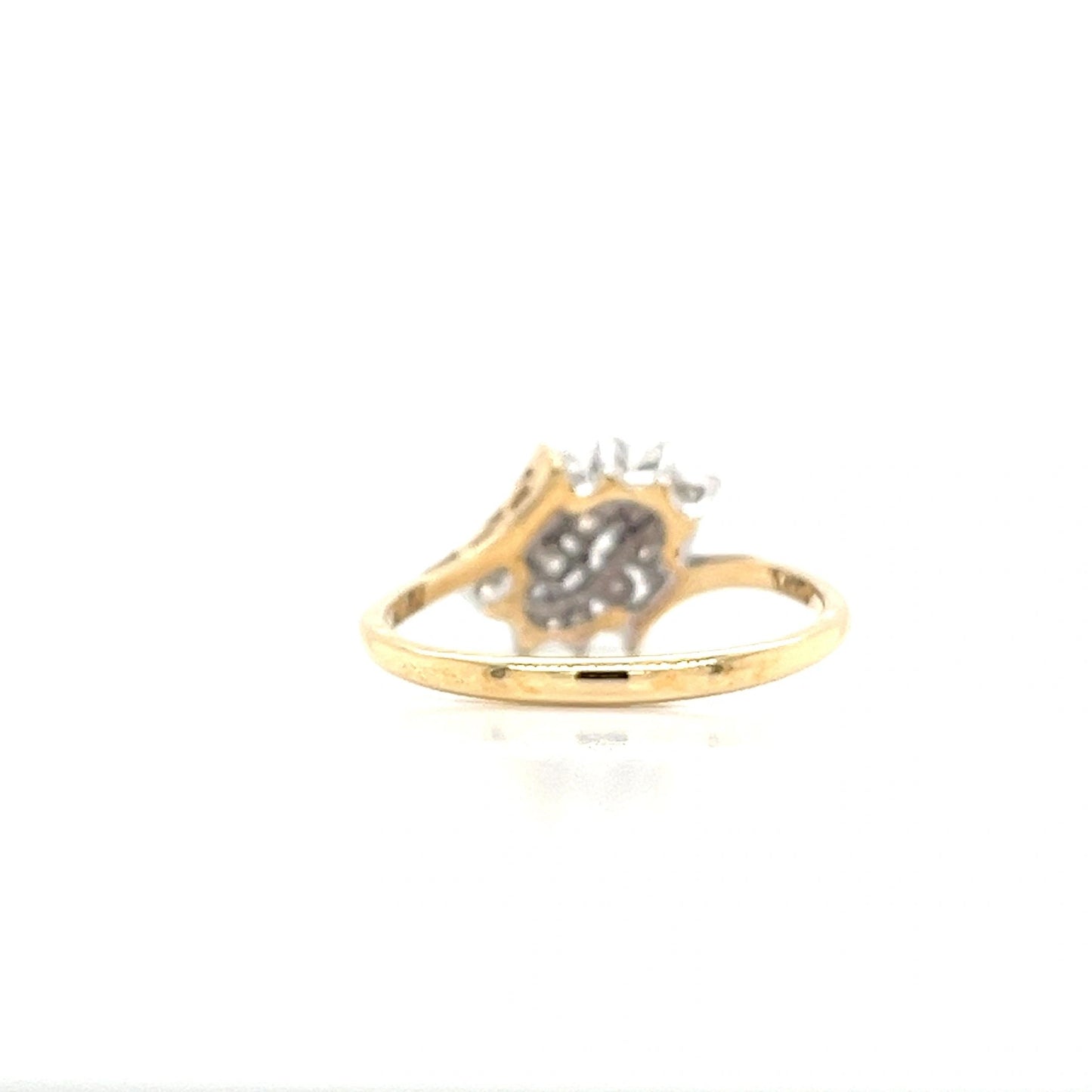 14K Yellow Gold Diamond Ring