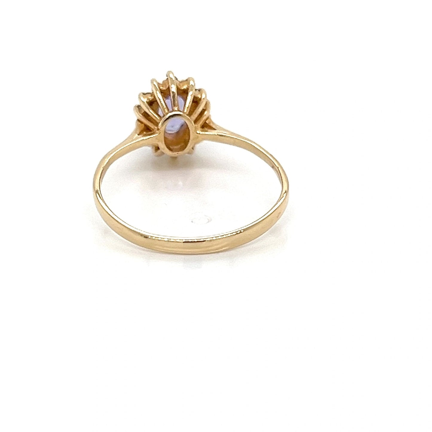 Tanzanite & Diamond 14K Yellow Gold Ring