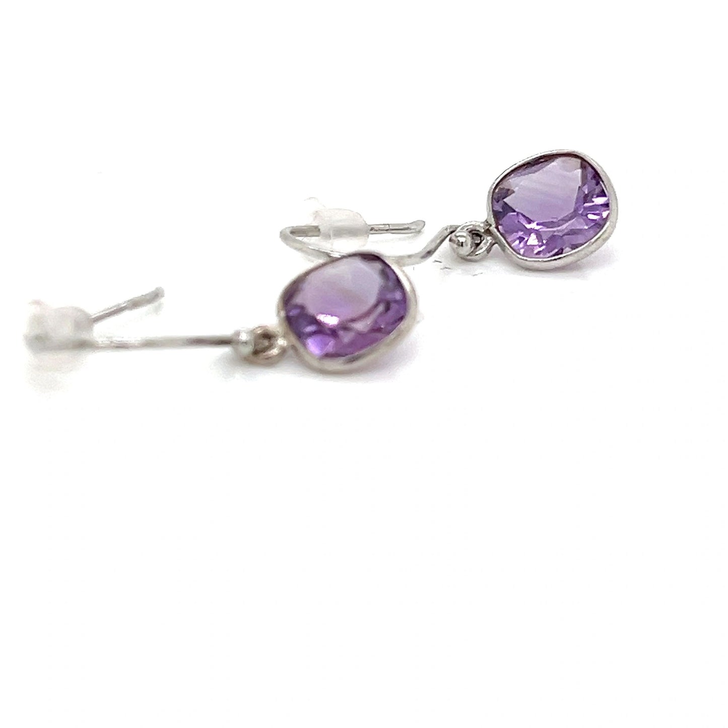 Amethyst Earring set in Sterling Silver