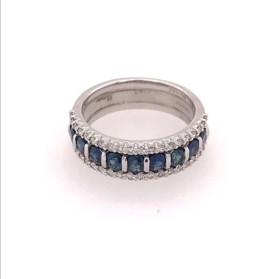 Sapphire and Diamond Ring