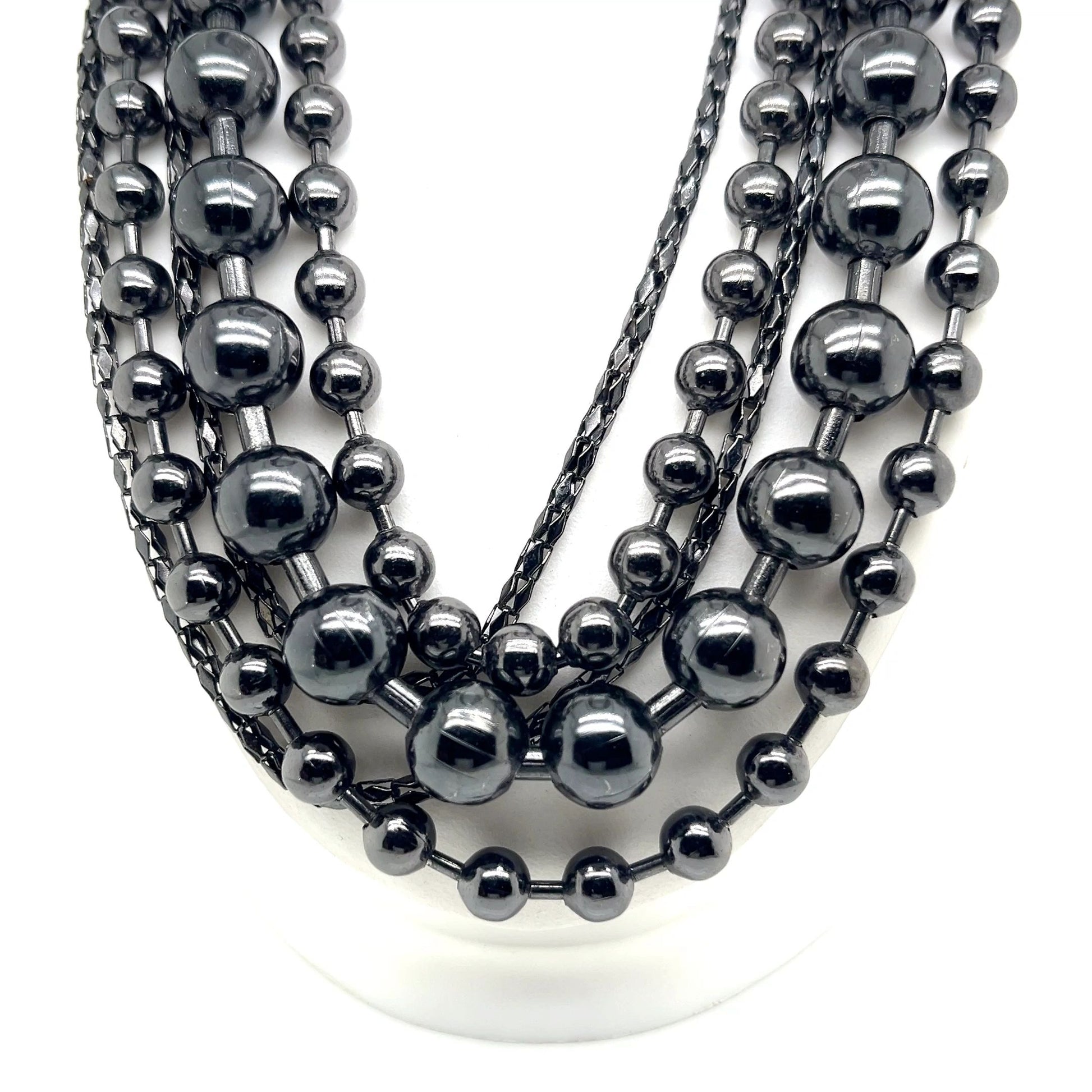 Hematite Multi Strand Necklace