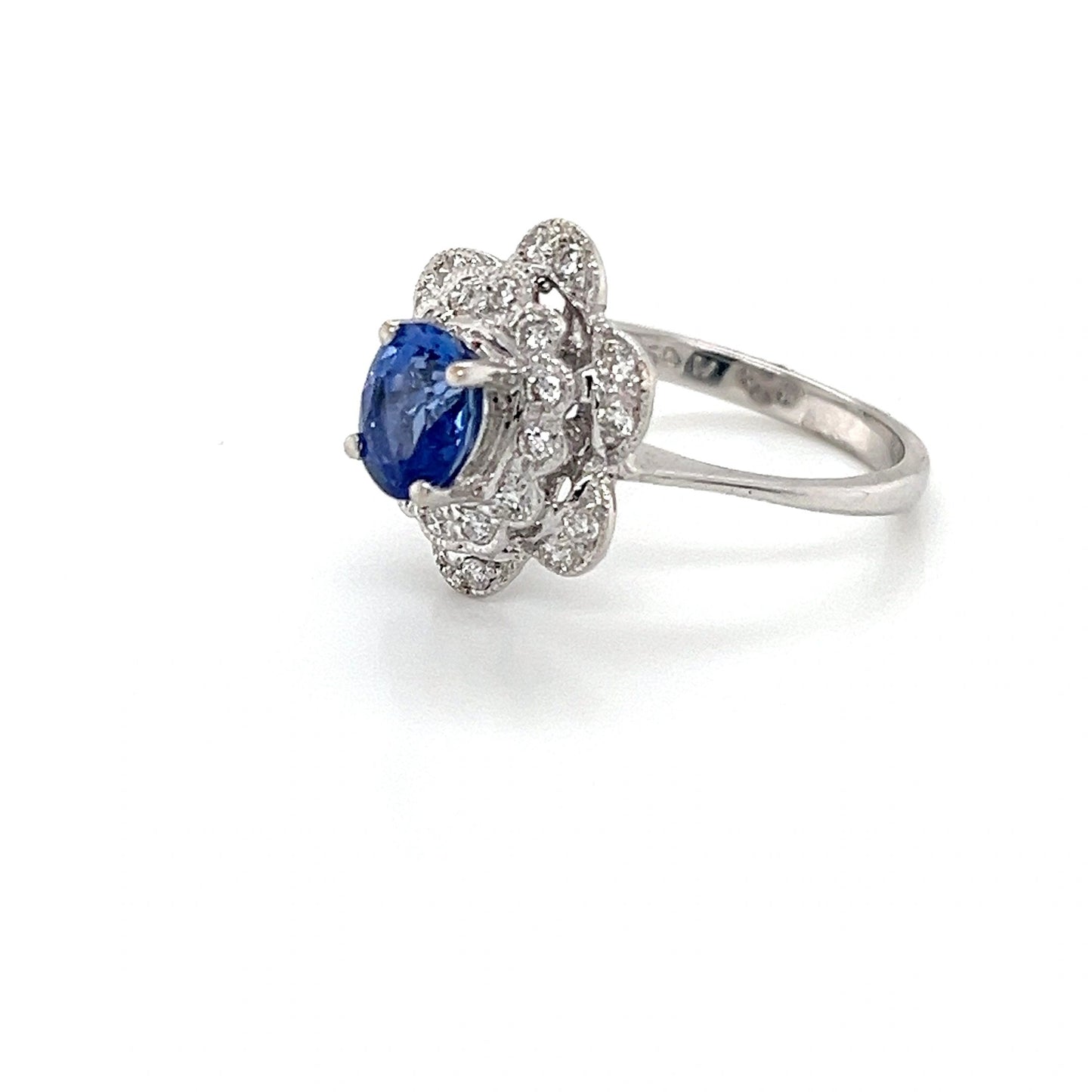 Sapphire and Diamond Ring