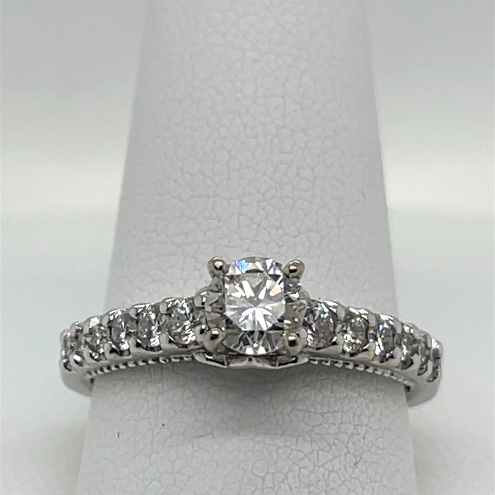 1.76 CTW 14k White Gold Engagement Ring