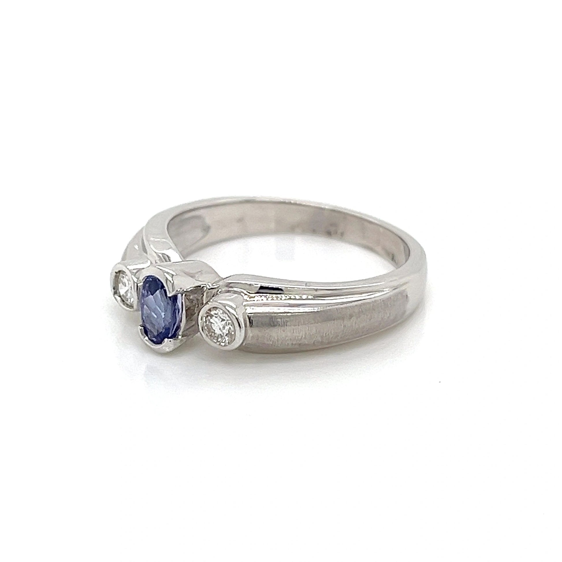 Tanzanite and Diamond Ring