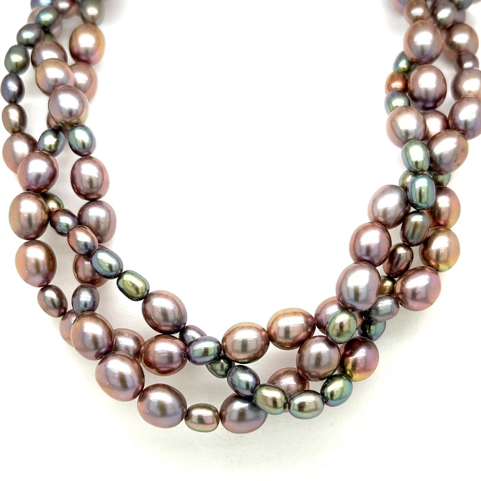 Multi Colored Pearl Necklace