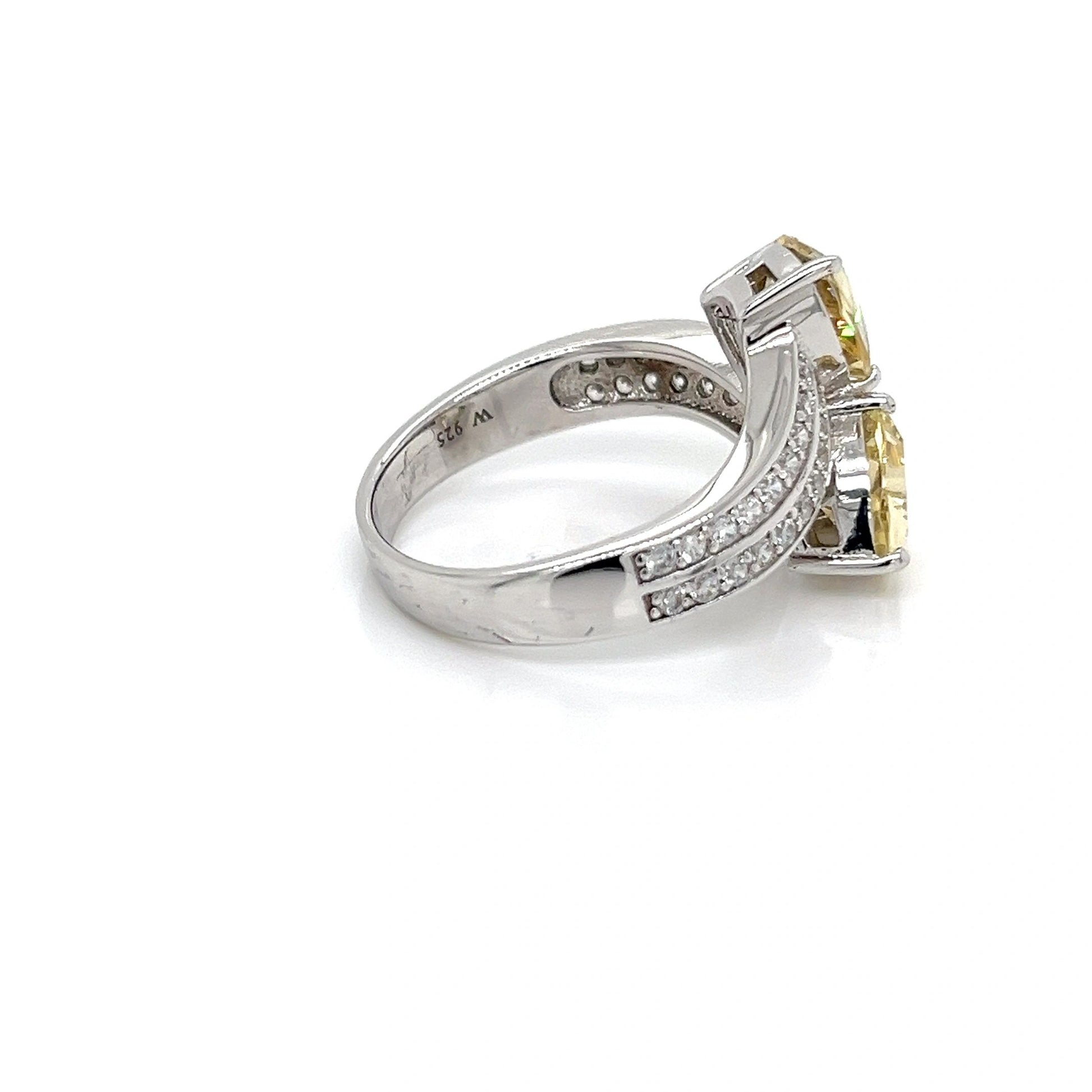 Sterling Silver and Cubic Zirconia Ring