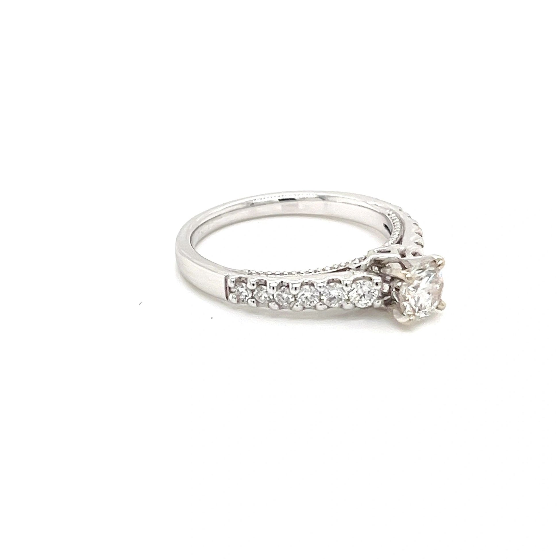 1.76 CTW 14k White Gold Engagement Ring