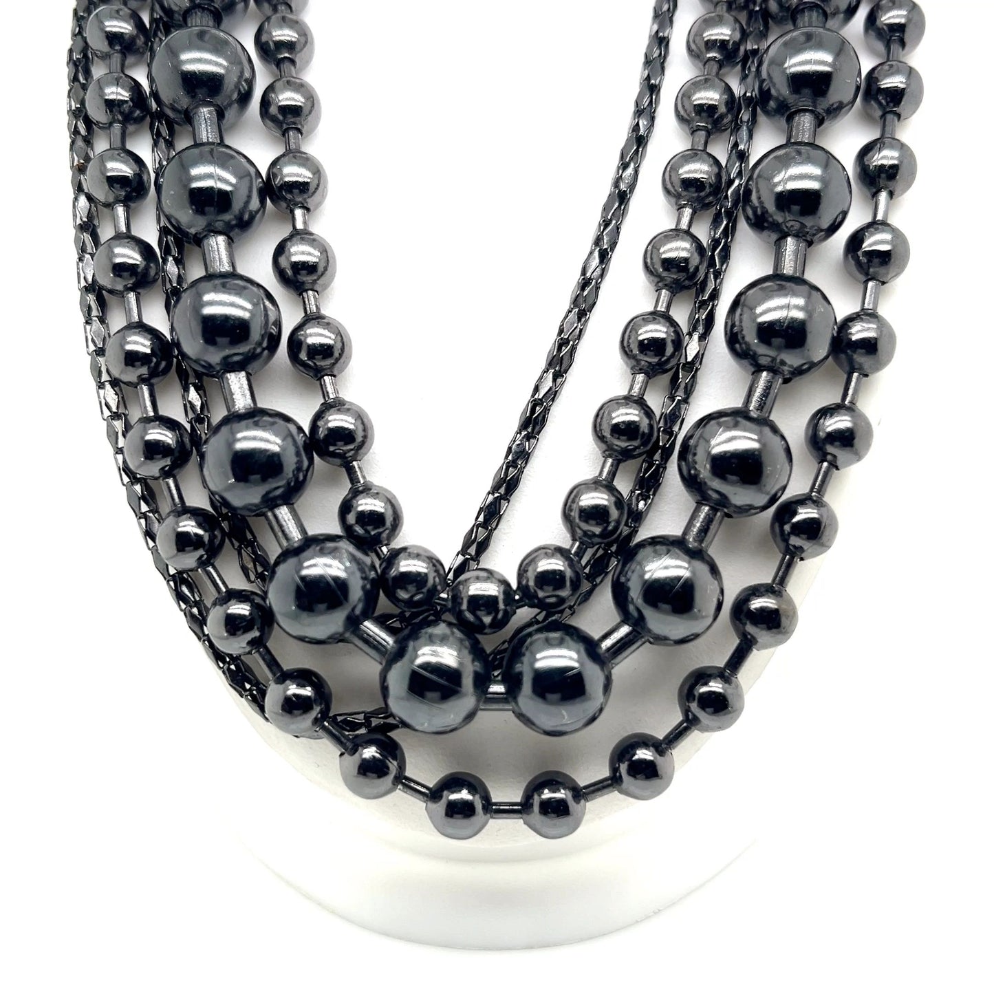 Hematite Multi Strand Necklace