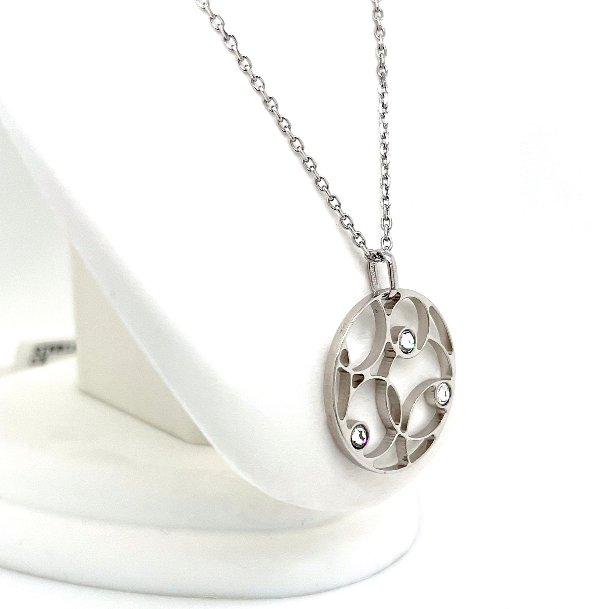 Sterling Silver Cubic Zirconia Necklace