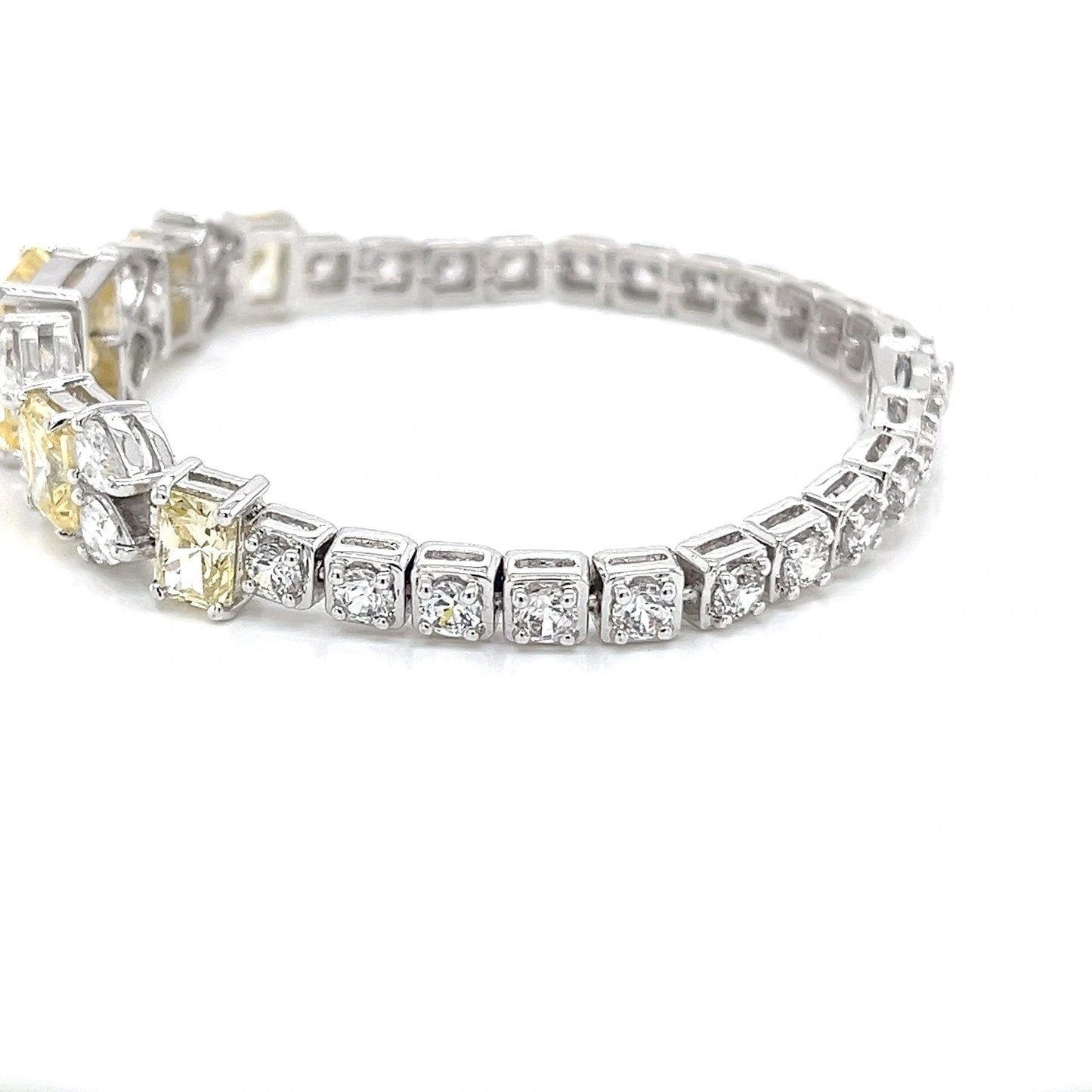 Sterling Silver and Cubic Zirconia Bracelet