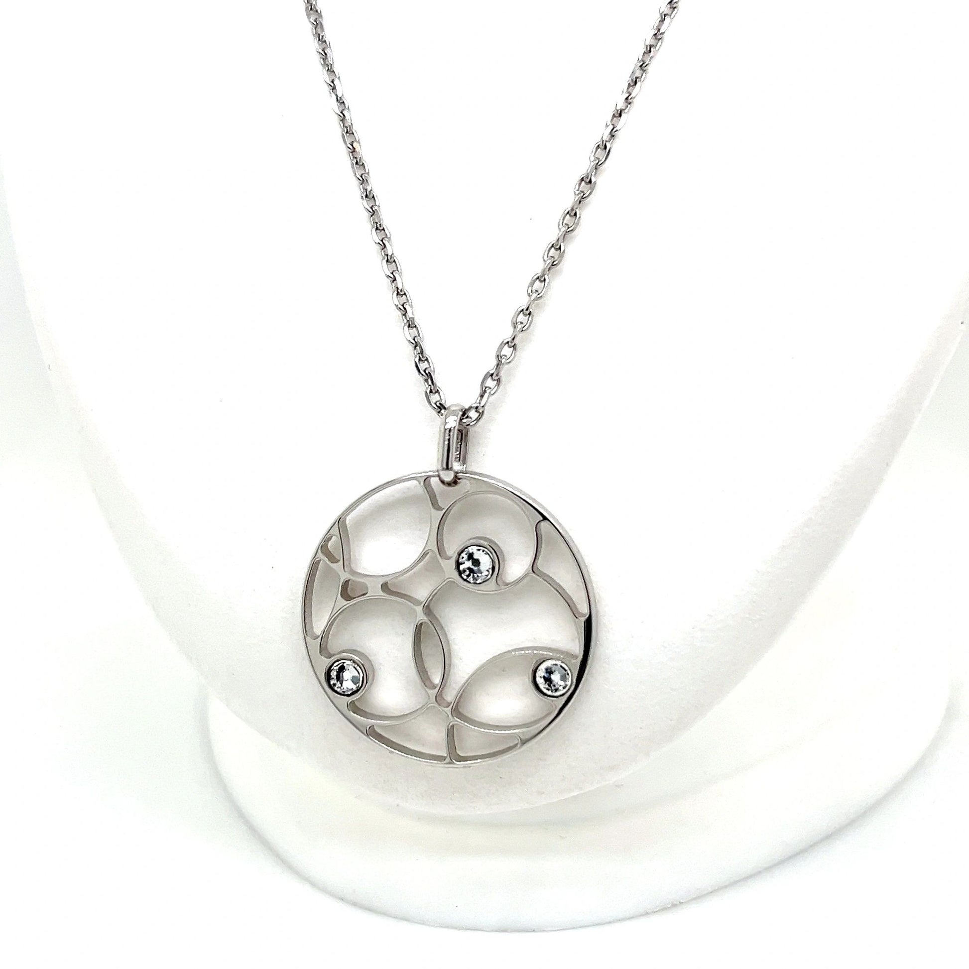 Sterling Silver Cubic Zirconia Necklace