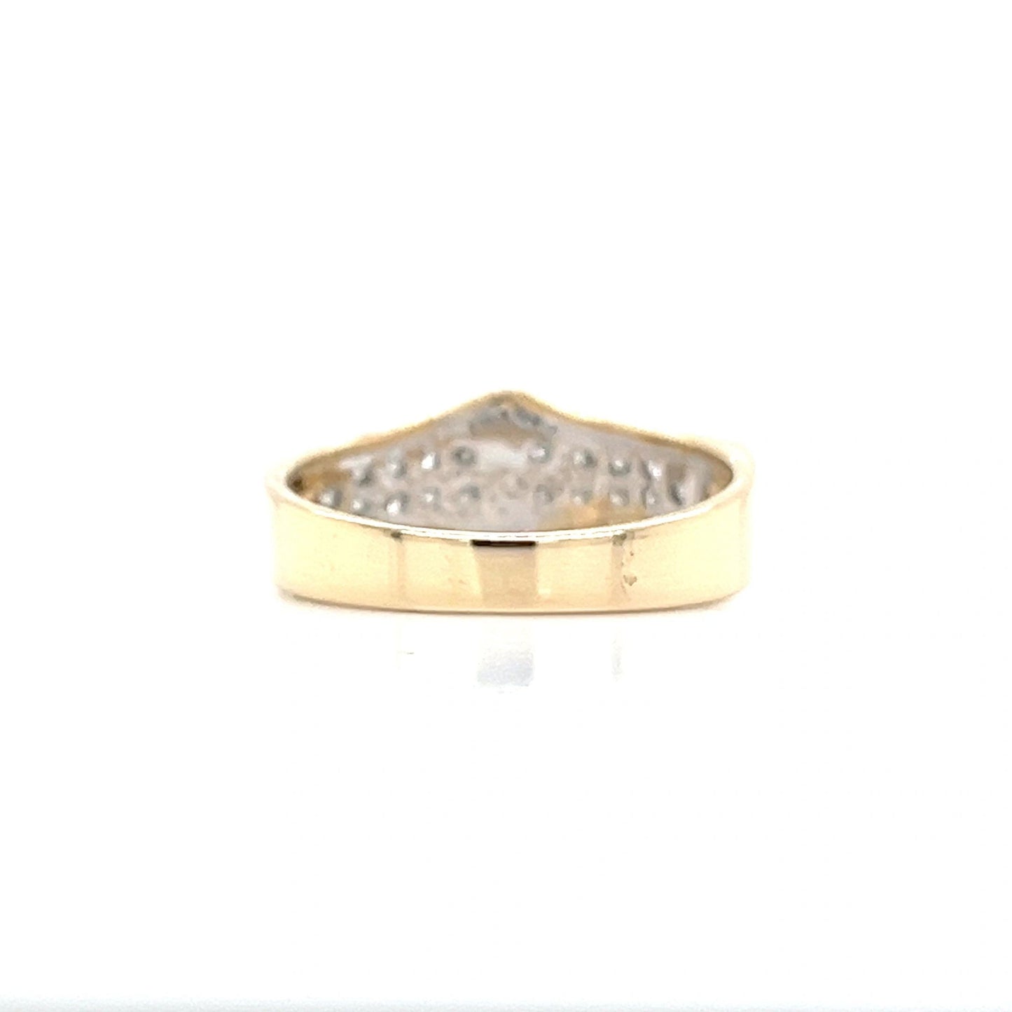 14K Yellow Gold Ring 1/2 carat TW diamonds