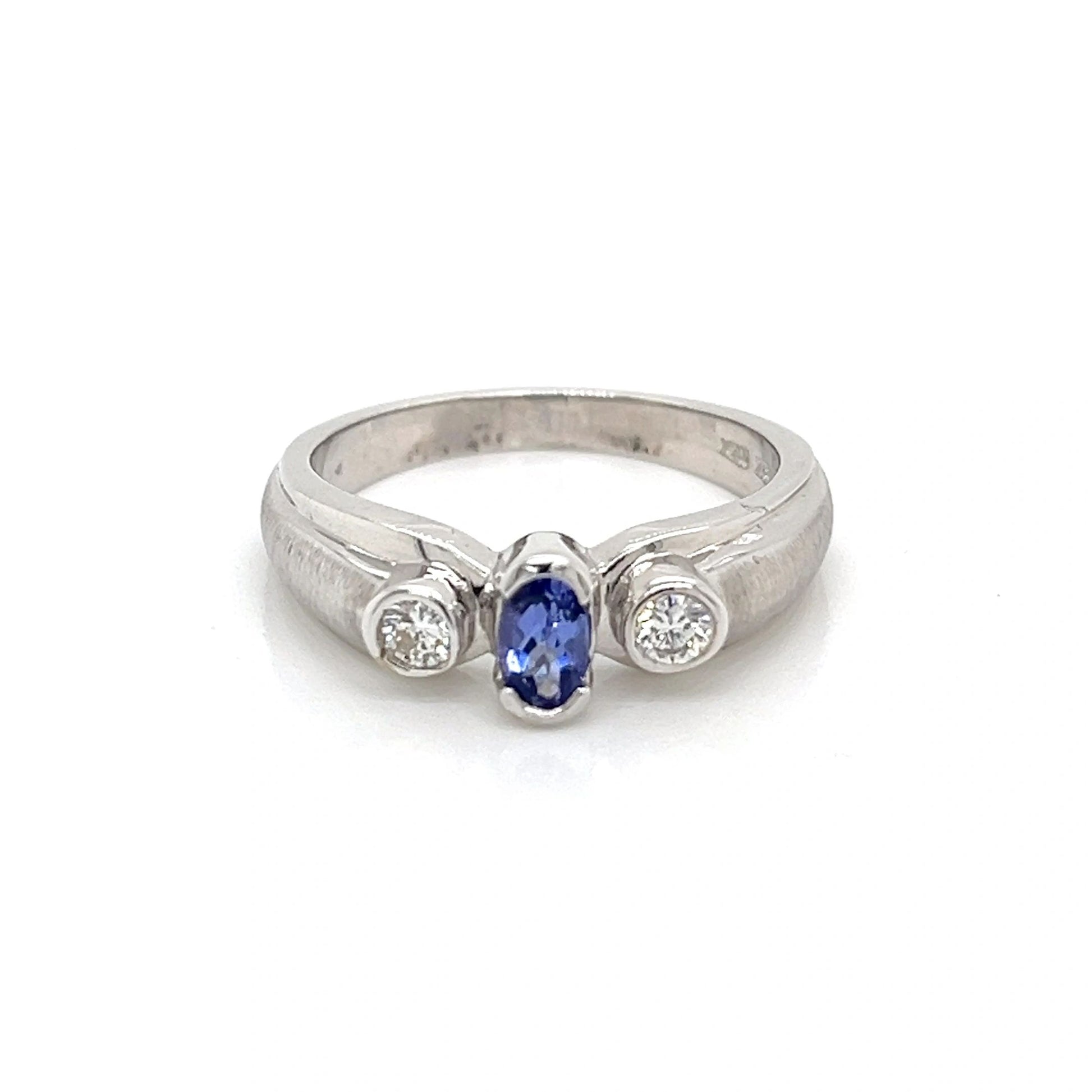 Tanzanite and Diamond Ring