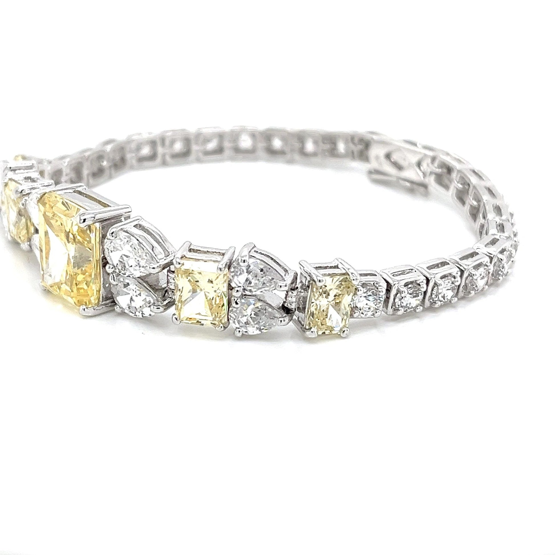 Sterling Silver and Cubic Zirconia Bracelet