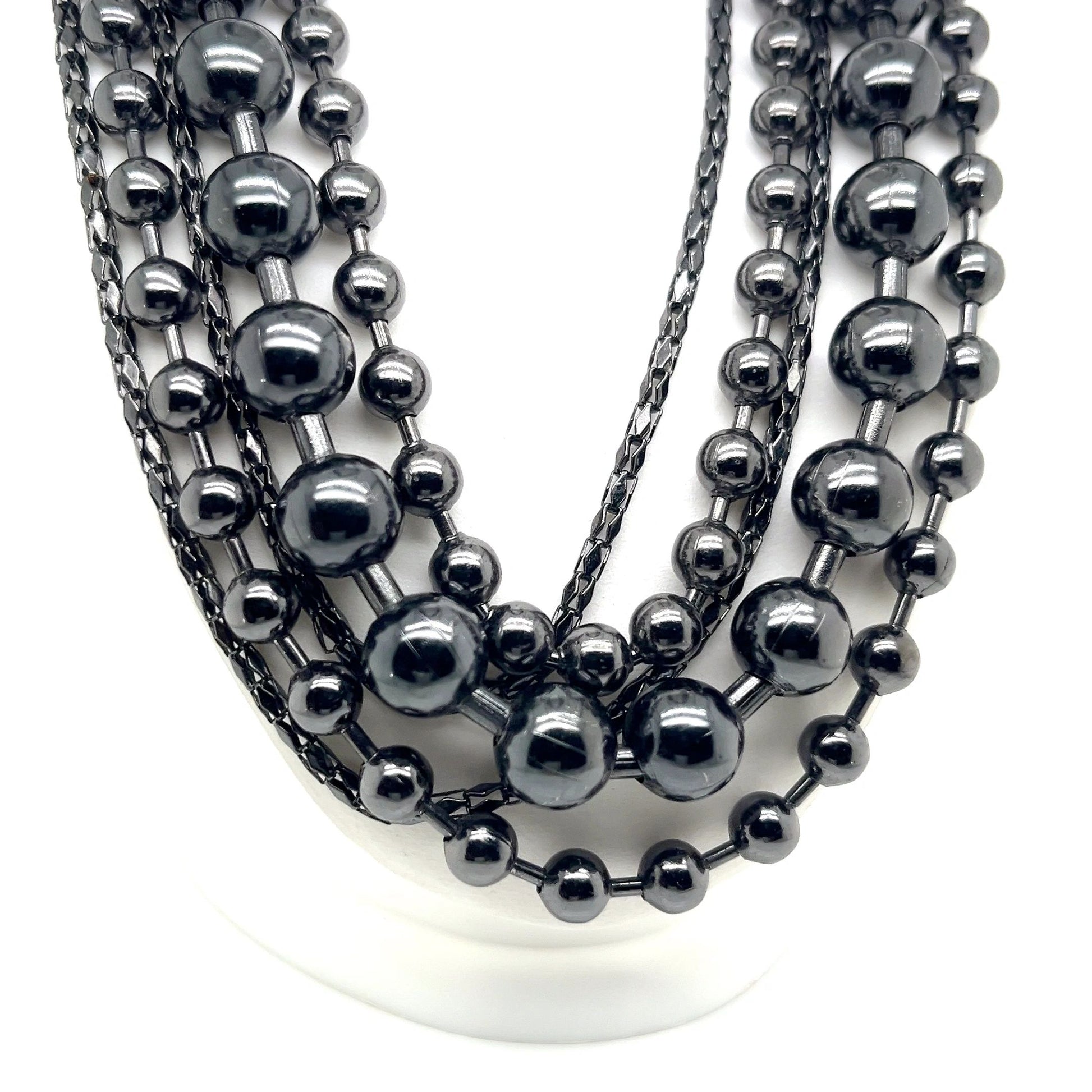 Hematite Multi Strand Necklace