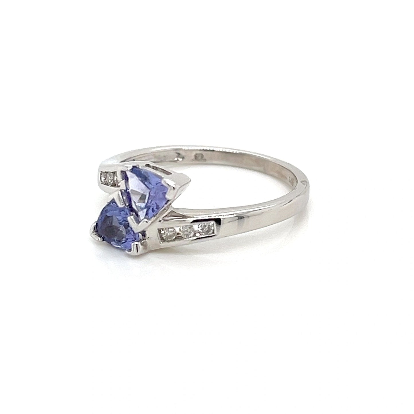 14K White Gold Tanzanite Ring