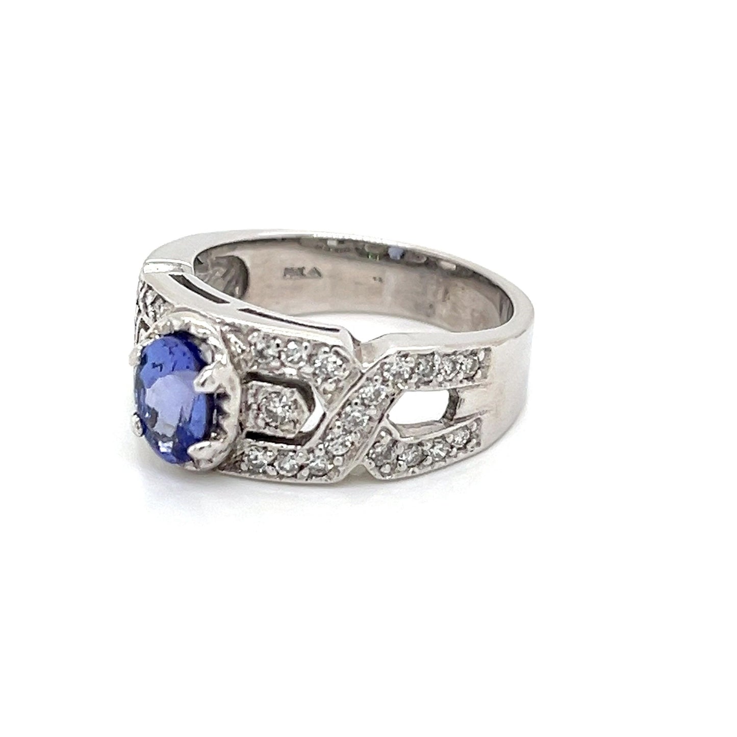 Tanzanite and Diamond Ring