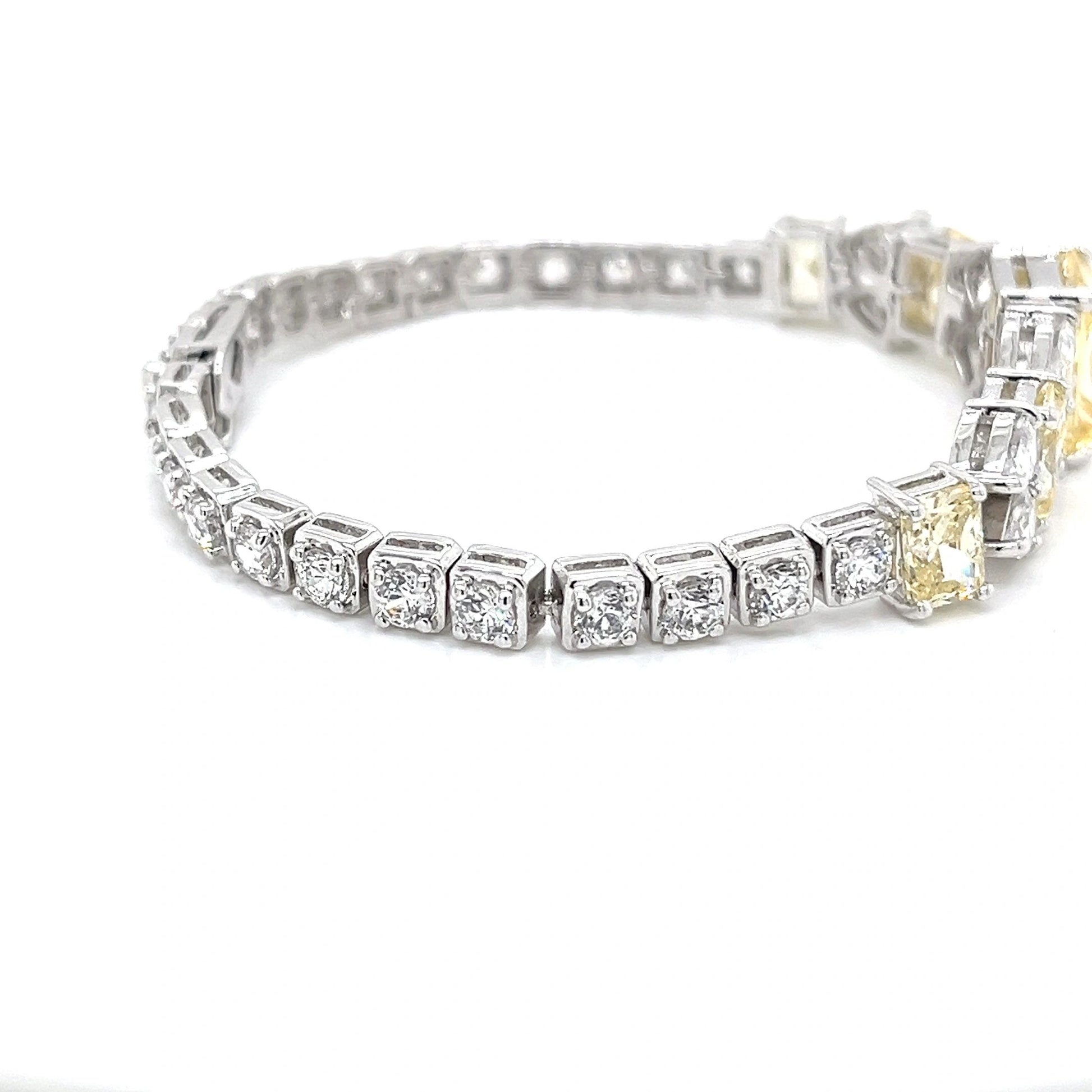 Sterling Silver and Cubic Zirconia Bracelet