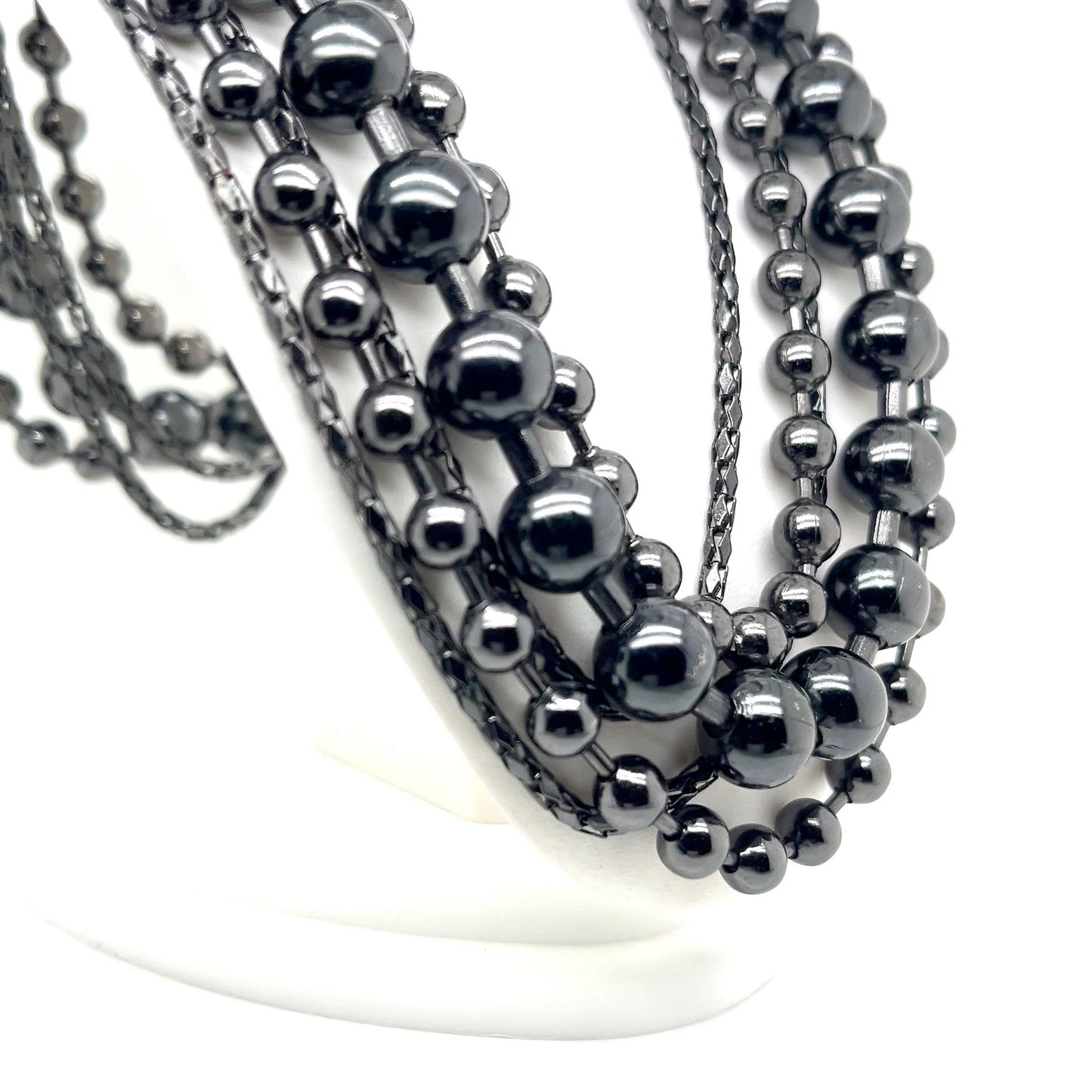 Hematite Multi Strand Necklace