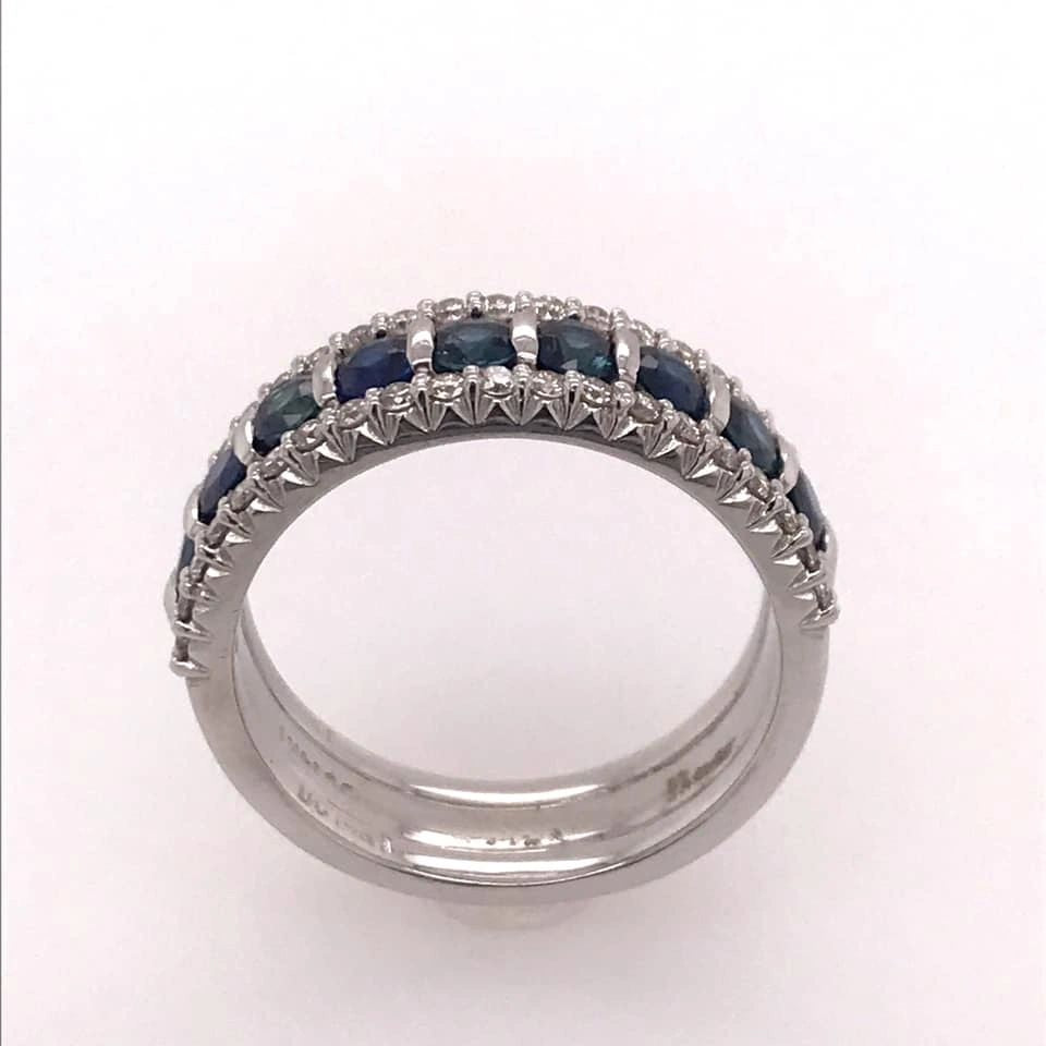 Sapphire and Diamond Ring