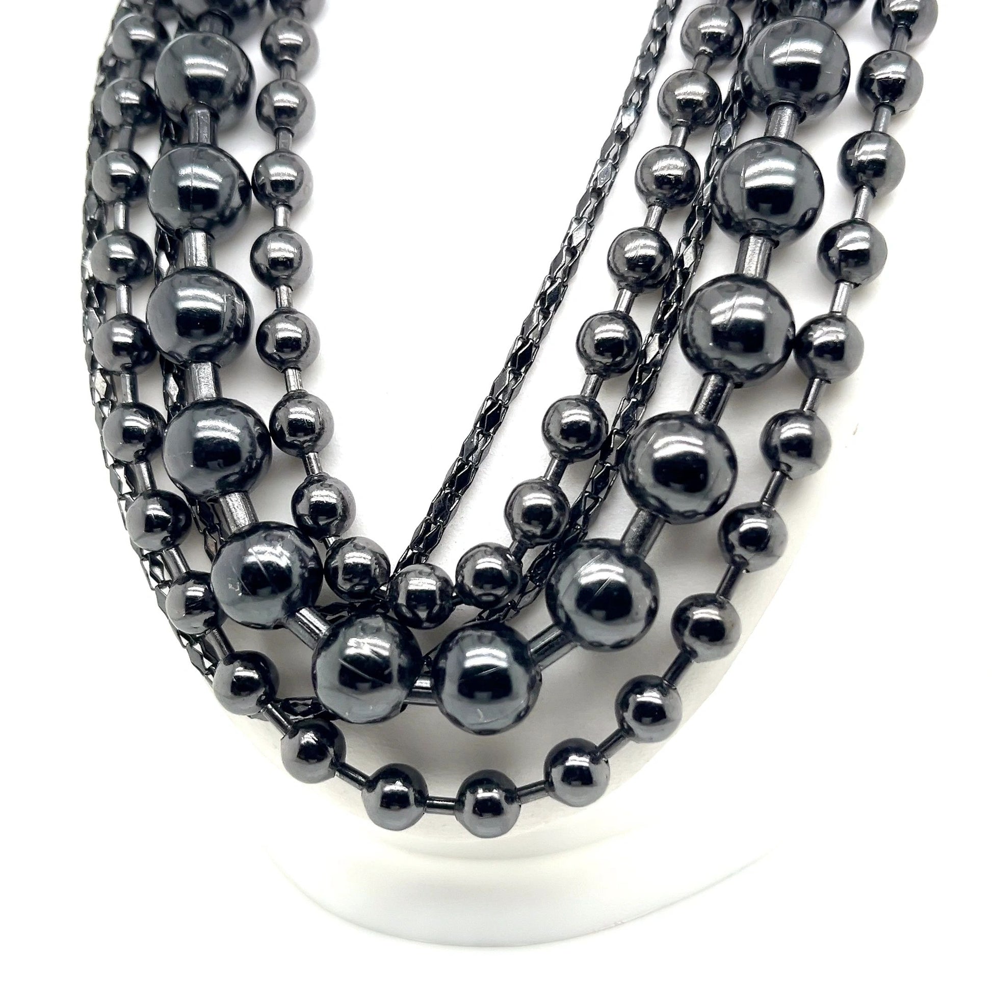 Hematite Multi Strand Necklace