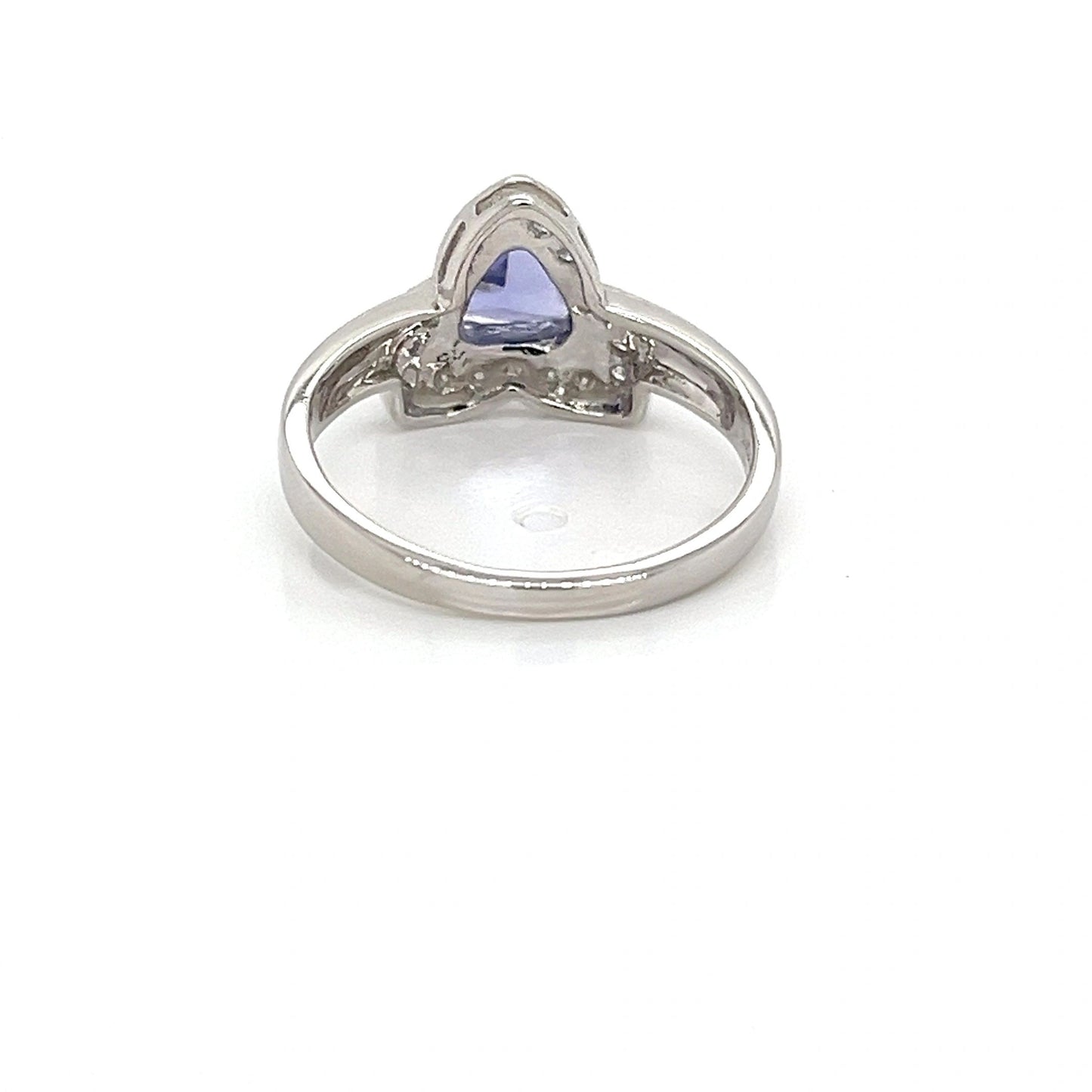 14K White Gold Tanzanite Ring