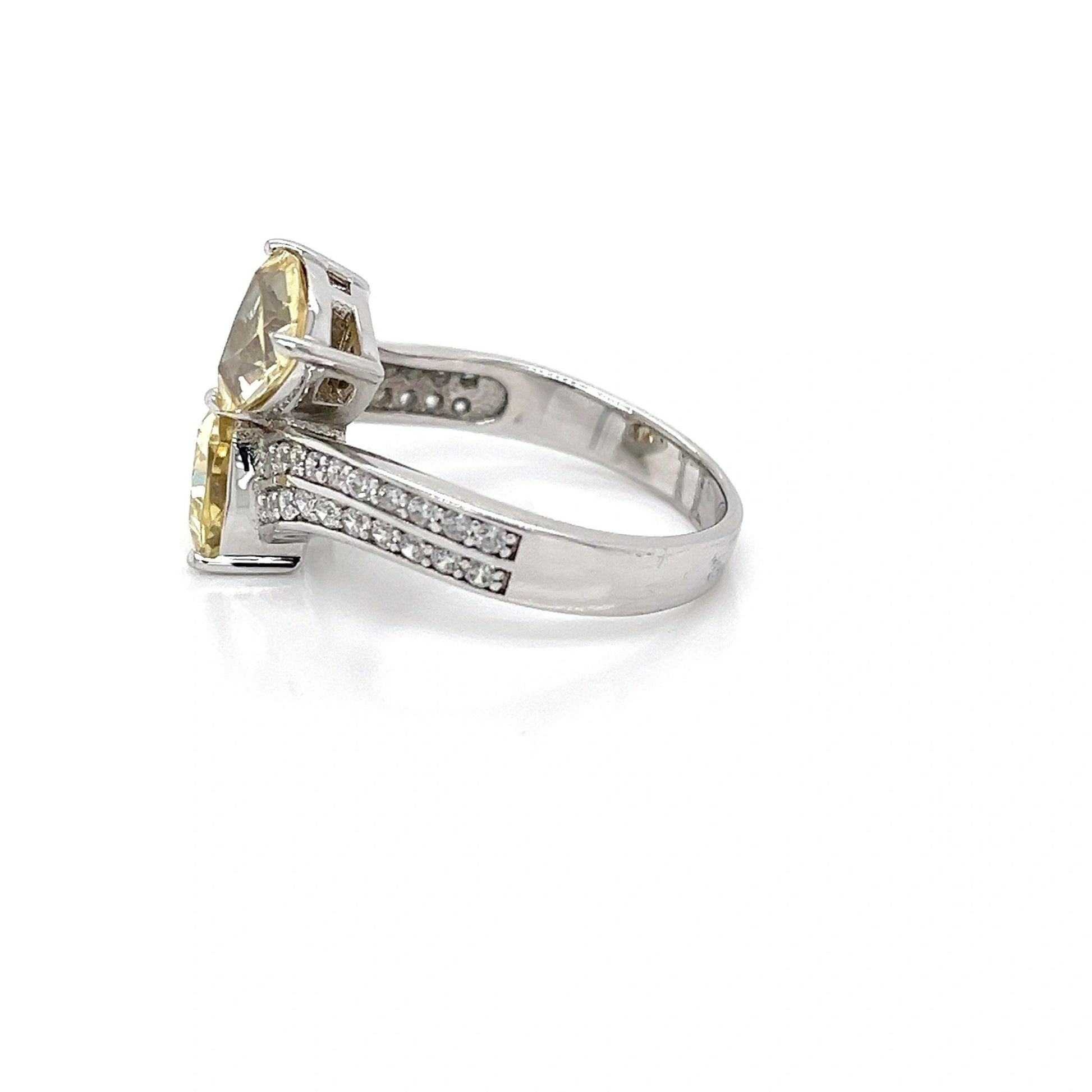 Sterling Silver and Cubic Zirconia Ring