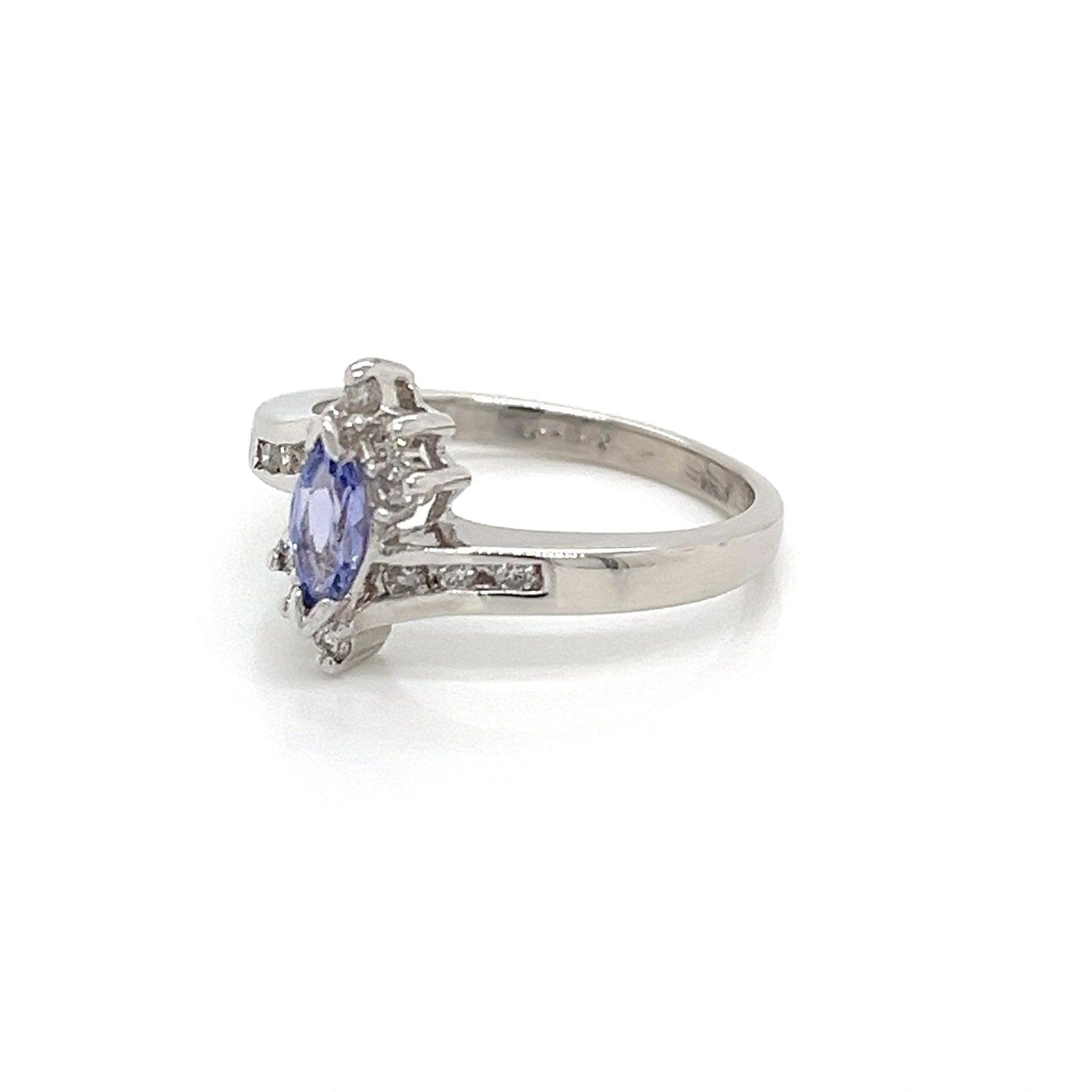 Tanzanite White Gold Ring