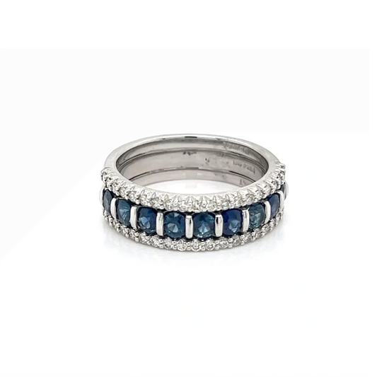 Sapphire and Diamond Ring