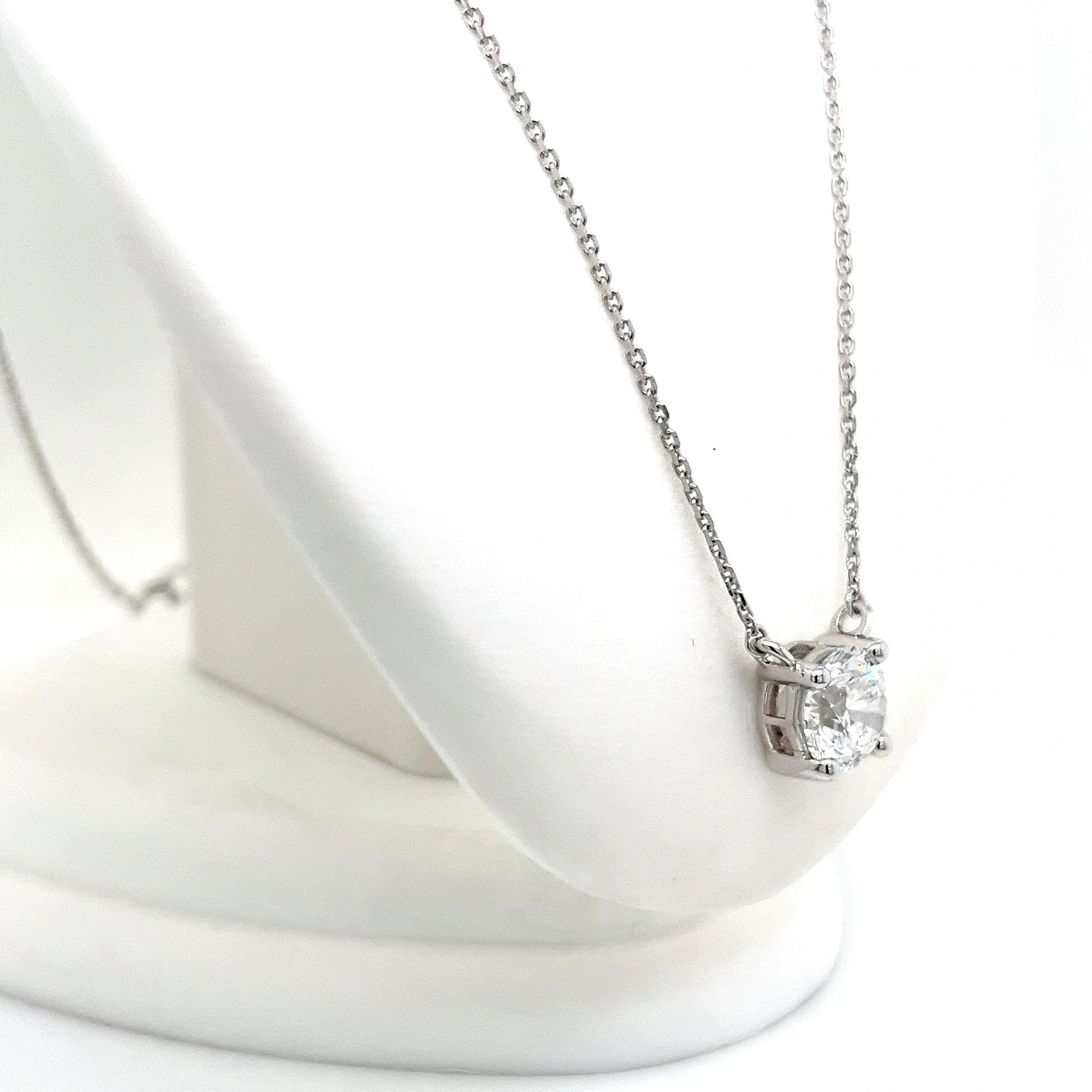 2 Carat Lab-Grown Diamond Necklace