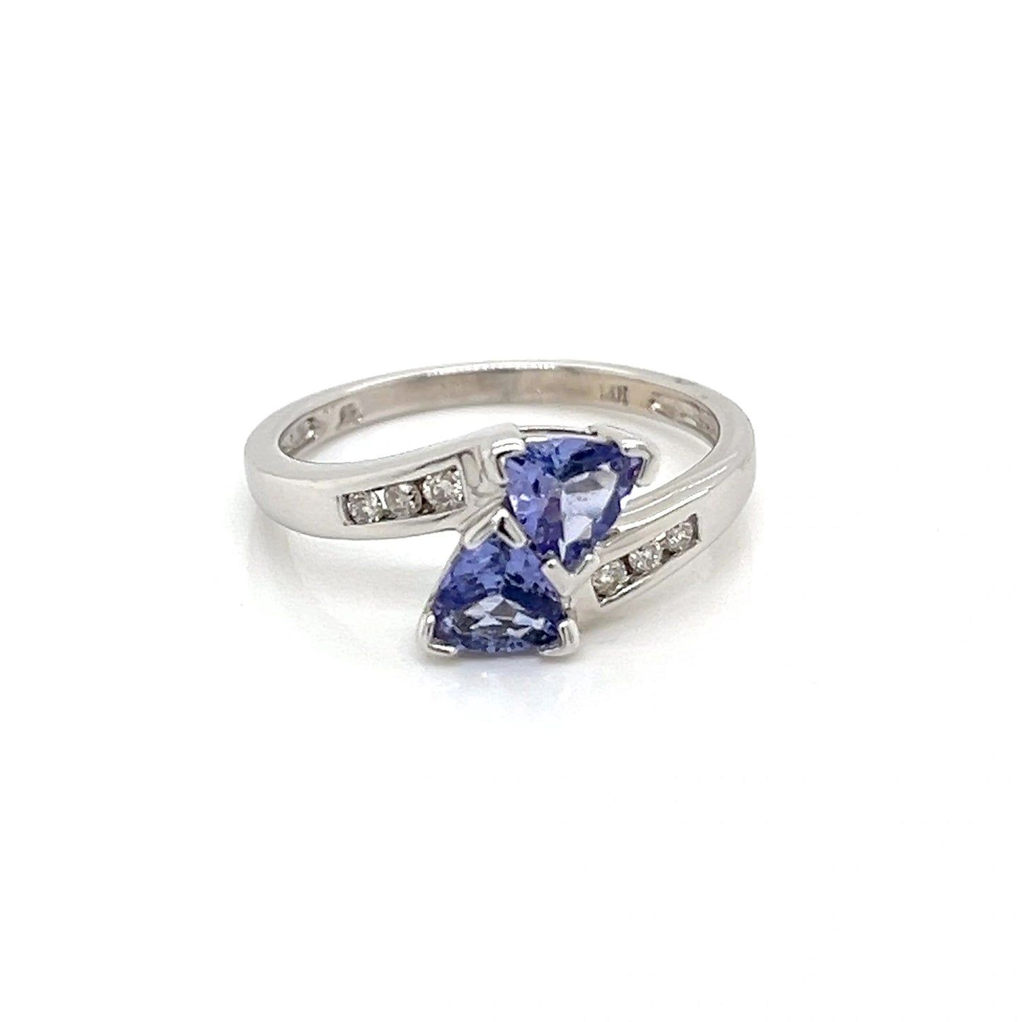 14K White Gold Tanzanite Ring