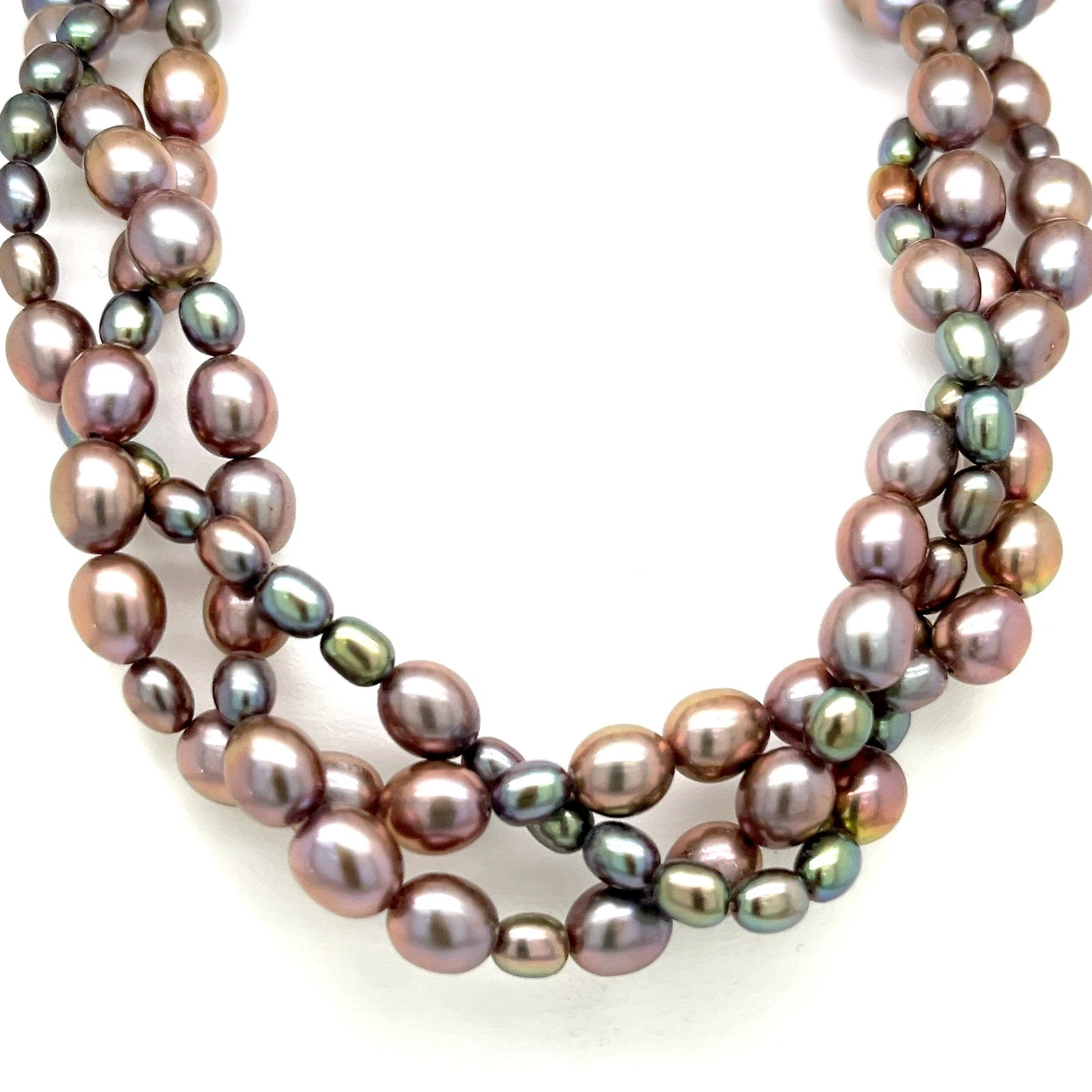 Multi Colored Pearl Necklace