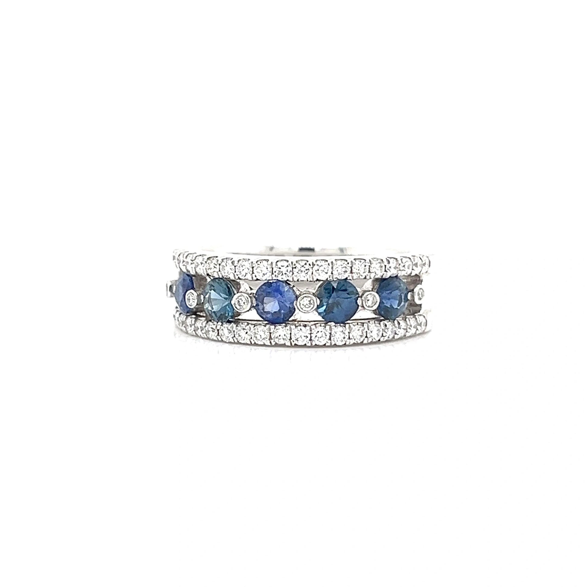 Sapphire and Diamond Ring